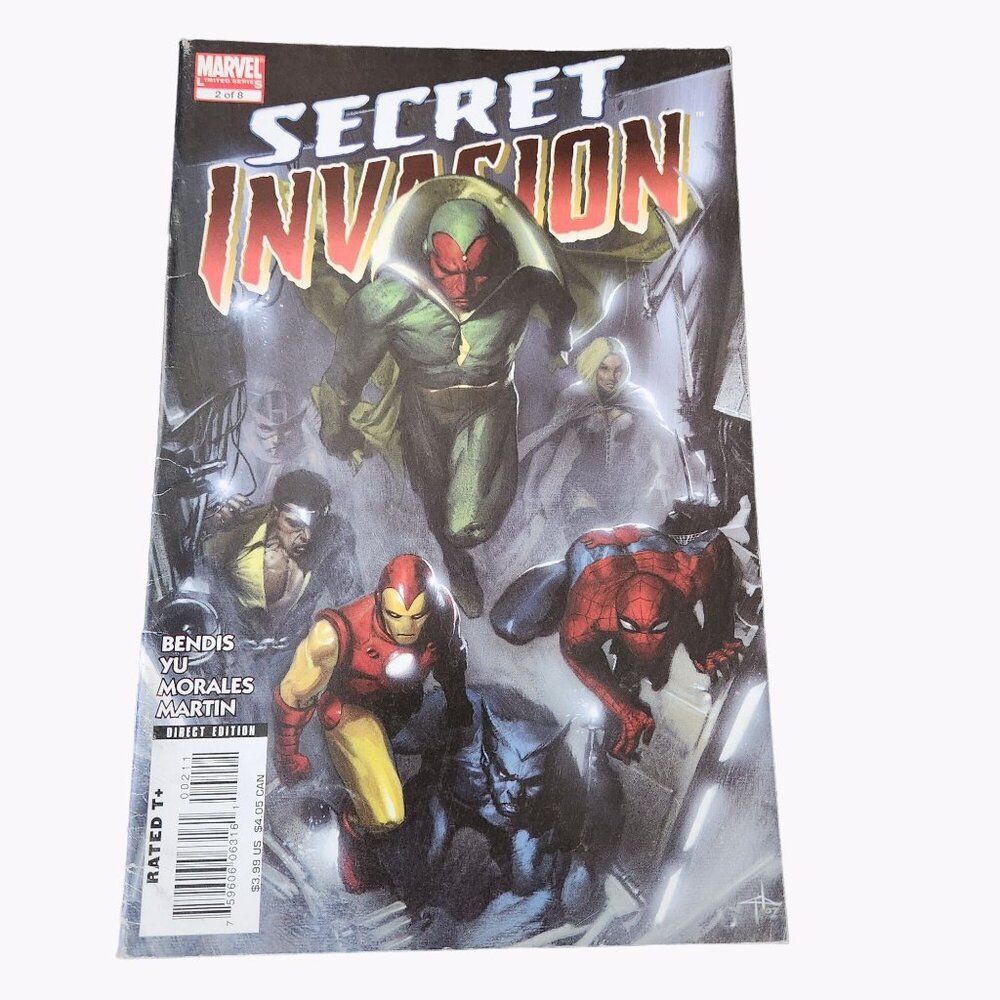 Marvel Secret Invasion #2 2008 Comic Book Collector Bagged Boarded